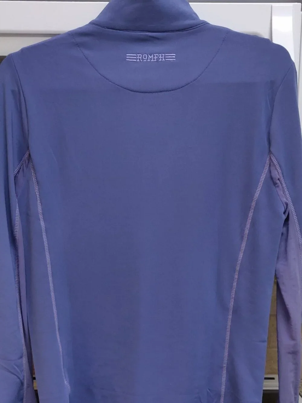 Romfh Equestrian Cool Touch Chill Factor Purple 1/4 Zip Pullover MEDIUM - Picture 6 of 6